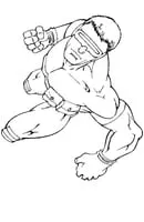 X-men kleurplaat 3