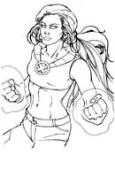 X-men kleurplaat 5
