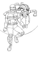 X-men kleurplaat 8