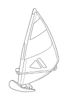 Zeilen kleurplaat 5