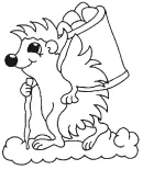 Zoogdieren kleurplaat 16