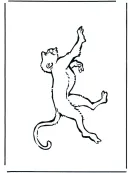 Zoogdieren kleurplaat 2