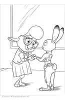 Zootropolis kleurplaat 11