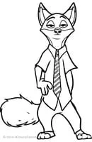 Zootropolis kleurplaat 17