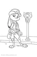 Zootropolis kleurplaat 2