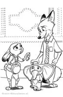 Zootropolis kleurplaat 8