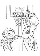 basketbal kleurplaat 13