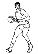 basketbal kleurplaat 5