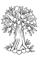 bomen kleurplaat 13