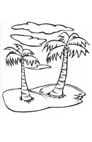 bomen kleurplaat 14