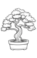 bomen kleurplaat 2