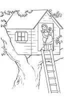 bomen kleurplaat 5